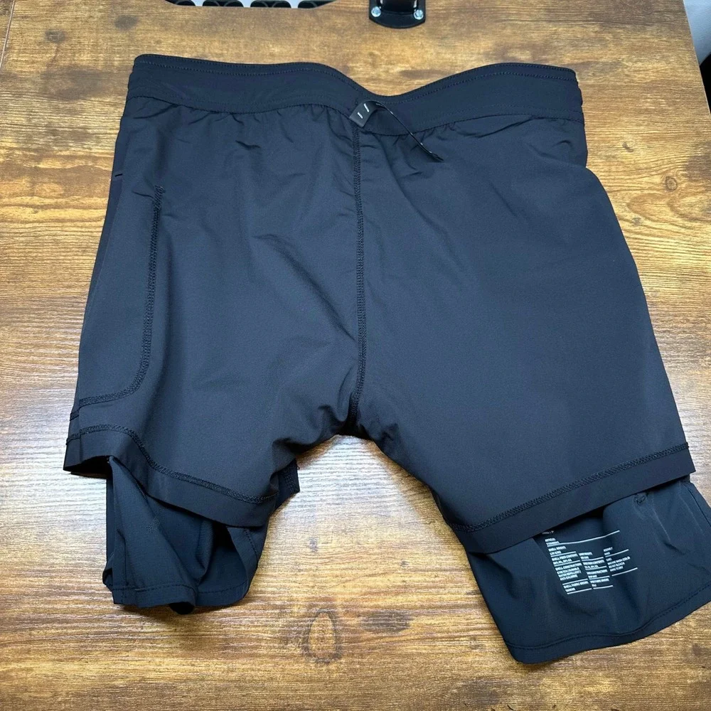 Ten Thousand The Tactical Short Mens Black Athletic Training Gym Shorts Size S